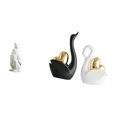 thumbnail image 1 of Elegantes figuras de animales de resina para decoración del hogar. Estatuas únicas de pingüinos y cisnes. Adornos coleccionables para mesa, dormitorio, 1 of 8