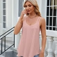 thumbnail image 5 of FJUCHAI Womens Tank Tops Crew Neck Suspenders Vest Tee Loose Tops Solid Color Causal Summer Sleeveless Shirts,Size S-XXL, 5 of 8
