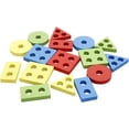 thumbnail image 4 of Rompecabezas de madera Juego de apilamiento geométrico Colores y formas Juego de clasificación Juguetes educativos para niños pequeños Xemadio LL-2078, 4 of 8