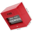 thumbnail image 2 of VERDANVERSE Glass Break Alarm Button Red for Firefighting Security 1Set, 2 of 6