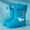 Blue, variant on Zecgelong Kids Rain Boots Boys Girls Lightweight Boots Waterproof Easy-on Outdoor Playing Rain Boot Unisex-Child 18-24 Months