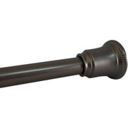 Elegant Home Fashions Shower Rod with a Rope Design on the Edge