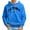 Blue, variant on Men's Sweatshirts And Hoodies Graphic Hoodies Mens Couple Casual Sports Pocket Pullover Letter Printed Hooded Sweater