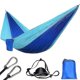thumbnail image 1 of Hamaca de nailon ultraligera para persona, paracaídas azul, portátil, duradera, para colgar en la playa, mosquetones y cuerdas incluidas Hy, 1 of 5