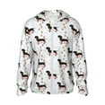 thumbnail image 1 of Fotbe Dachshund Dog Chaqueta con Protección Solar UPF 50+ para Hombre y Mujer, Camisa con Capucha y Bolsillos-XX-Large, 1 of 7