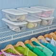 thumbnail image 3 of Sterilite Set of 10 6qt Storage Bx- White, 3 of 4