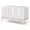 White, variant on HARPPA Convertible Baby Crib, GREENGUARD Gold Certified, Solid Wood Baby Bed with 3 Mattress Heights, Natural