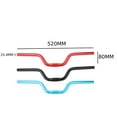 thumbnail image 2 of Lightweight 25.4mm (1 inch) Aluminium Alloy Handlebar Replacement for Road Mountain Fixed Gear Bike Blue, 2 of 8