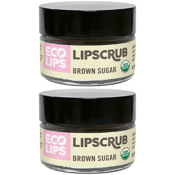 Eco Lips Sugar Lip Scrub, Organic, Brown Sugar