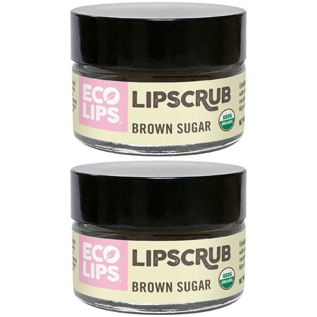 Eco Lips Sugar Lip Scrub, Organic, Brown Sugar