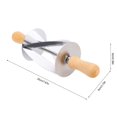 thumbnail image 5 of Cergrey Stainless Steel Rolling Dough Bread Croissant Cutter Pastry Baking Accessories, Pastry Roller, Baking Tool, 5 of 5