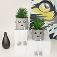 thumbnail image 3 of Artificial Succulents Potted Plant Set, Faux Succulents Office Decorations for Work Desk, Fake Plant Wall Shelf Decor for Gift, Bathroom Small Plants Decoration, Mini Plants Window Sill Decor, 3 of 9