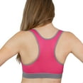 thumbnail image 4 of Coobie Women's Breathable Mesh Racerback Sports Bra 9129, 4 of 6