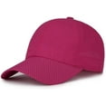 thumbnail image 1 of Plain Baseball Cap Men Women Unisex Summer Quick Drying Mesh Sports Hat, 1 of 7