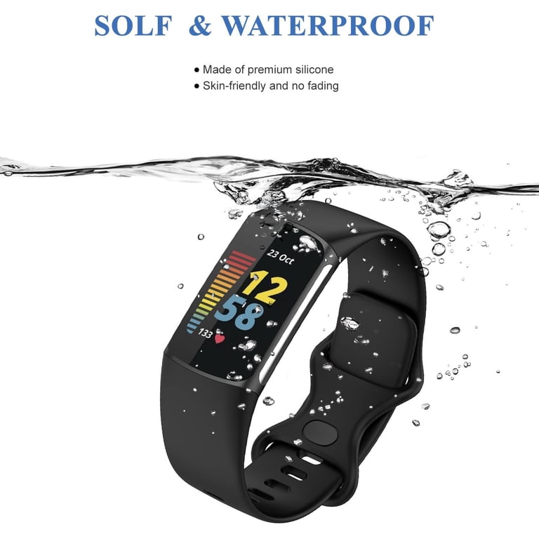 MYKOMI 4 Pack Compatible with Fitbit Charge 6 Bands for Women Men