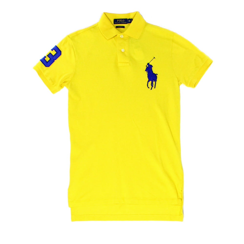 Polo Ralph Lauren - Polo Ralph Lauren NEW Yellow Mens Size XS Custom ...