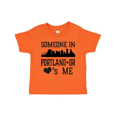 

Inktastic Portland Oregon Someone Loves Me Skyline Boys or Girls Toddler T-Shirt