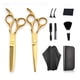 thumbnail image 1 of Juego de tijeras de corte de pelo de 10 piezas, kit profesional de tijeras de corte de pelo para peluquero, salón, hogar, 1 of 5