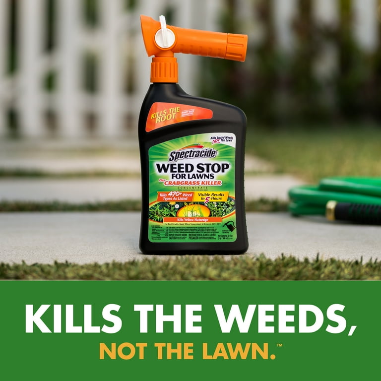 Spectracide Weed Stop for Lawns Plus Crabgrass Killer Concentrate 1 Count 32 Ounce Walmart
