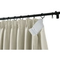thumbnail image 6 of TWOPAGES Blackout Pinch Pleat Curtain  Light Blocking Drape for Bedroom, 1 Panel, 52"x63", Beige, 6 of 6