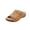 Brown, variant on Comfortable Wedge Sandals for Women: Stable Wedge & Anti-slip Outsole for Confidence Walking - Breathable & Adjustable for Summer Daily Wear Dark Blue 36