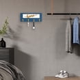 thumbnail image 4 of Wood Key Hook Holder Wall Hanging Organizer Rectangle Shape House Key Rack Hooks Coat Hanger Home Decoration Coat Wall Hook, 4 of 23