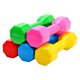 thumbnail image 4 of 1 par de mancuernas de plástico para niños, equipo de fitness para exteriores, herramienta de baile para niños, juguete deportivo para hacer ejercicio, color rosa y rojo, 4 of 6