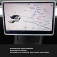 thumbnail image 4 of Navigation Screen Panel Cover Trim, Silicone Navigation Screen Cover Trim Strong Protection Central Control Screen Frame Cover For Model 3 Y, 4 of 8
