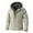 White, variant on Brondbend Mens Coats Men’s Jackets Hooded Long Sleeved Zipper Pocket Outerwear Solid Color Warm Jacket Loose Fit Weekend Tops Black