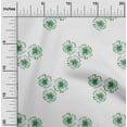 thumbnail image 2 of oneOone Silk Tabby Green Fabric Floral Dress Material Fabric Print Fabric By The Yard 42 Inch Wide, 2 of 4