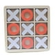 thumbnail image 1 of Juego de mesa Toe XO, juguete clásico hecho a mano para familias y niños. Naranja Blanco, 1 of 9