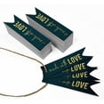 thumbnail image 3 of Inkdotpot Real Gold Foil Made With Love Text Tags Favor Hang Paper Tags 100 Pieces, 3 of 6