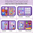 thumbnail image 2 of Busy Book for Toddlers 1-3 Year Old Girl Boy Birthday Gift - Busy Board for Toddlers 2-4, Montessori Educational Learning Travel Activities Toys for Kids Ages 2-3, 2 of 7