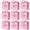 Pink, variant on 50 Pack Small Thank You Gift Bags, 4.5x1.8x3.9 Inches Party Favor Bags, Mini Pink Thank You Bags with Ribbon, Wedding Candy Favor Boxes, Paper Gift Bags for Baby Shower, Birthday Party