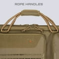 thumbnail image 6 of Tac-Six™ 46" Lockable Rifle Soft Case, Molle Front, Coyote, 6 of 15