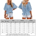 thumbnail image 2 of Camisa de mujer con cuello cuadrado estilo veraniego y holgado para uso diario FLhrweasw Para estrenar, 2 of 7