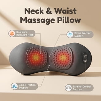 Smooth Spine Triple Fusion Back Massager, 2026 Upgraded 3 in 1 Neck  Shoulder Backs Massagers with Traction, Vibration - Walmart.com