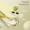 thumbnail image 5 of JETech Silicone Case for iPhone 15 6.1-Inch, Silky-Soft Touch Full-Body Protective Phone Case, Shockproof Cover (Yellow), 5 of 6