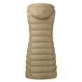 thumbnail image 6 of Patlollav Women's Warm Hooded Coat Long Jacket Winter Sleeveless Down Parkas, 6 of 6