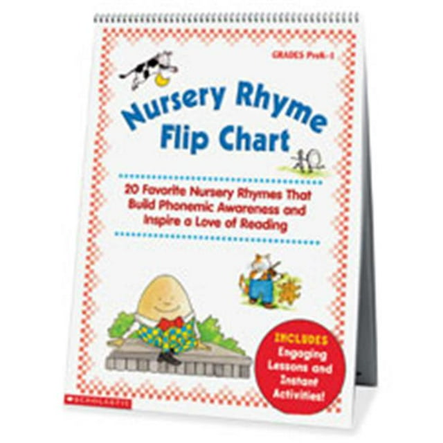 Scholastic Teaching Resources SHS0439513820 Nursery Rhyme Flip Chart, Multicolor