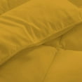 thumbnail image 5 of 3 Piece Luxury Long Box Pattern Comforter By D.N.G. BEDDINGS Set Premium Super Soft, All Season, 800 Thread Count, 100% Egyptian Cotton, Oversized Super King Size Gold Color, 5 of 5