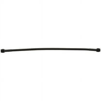 Allstar Performance ALL48358 36 in. No. 4 Two -4 Straight Ends Coated Braided Line Hose, Black
