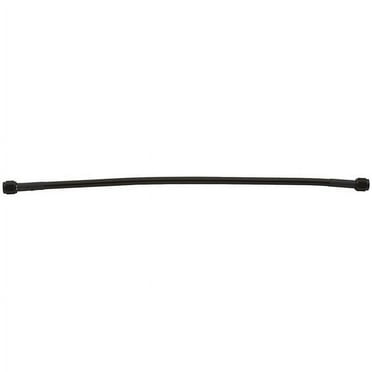 Allstar Performance ALL48358 36 in. No. 4 Two -4 Straight Ends Coated Braided Line Hose, Black