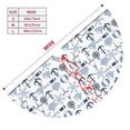 thumbnail image 3 of Yiaed Dock Rudder Print Christmas Tree Skirt , Tree SkirtsTree Mat for Christmas Winter Holiday Indoor Decorations-30", 3 of 7