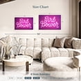 thumbnail image 4 of Elephant Stock Girl Power Neon Sign Wall Art - Horizontal Canvas Wall Art - Living Room Wall Decor - Inspirational And Typography Canvas - Pink And Purple Decor - 30" x 20", 4 of 8