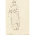 thumbnail image 3 of Joshua Cristall 18x24 Black Modern Framed Museum Art Print Titled - Young Girl Holding a Milk Can (1831), 3 of 5