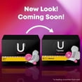 thumbnail image 2 of U by Kotex Balance Ultra Thin Pads with Wings, Regular Absorbency, 50 Count (2Packs), 2 of 6