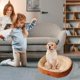 thumbnail image 5 of Alfombra universal ovalada para perrera, cálida y cálida para invierno, gruesa para perros pequeños y medianos, diseño para todas las estaciones, portátil para uso en interiores y,Wsvlmg, 5 of 6
