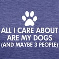 thumbnail image 3 of CafePress - All I Care About Are My Dogs T Shirt - Womens Tri-blend T-Shirt, 3 of 4
