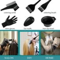 thumbnail image 6 of Tutuviw Hair Dye Coloring Kit Hair Tinting Bowl, Hair agitator, Dye Brush, Ear Cover, Hairpin, Hair Coloring Cape For Hair Coloring Hair Dye Tools (22 Pieces Black), 6 of 8